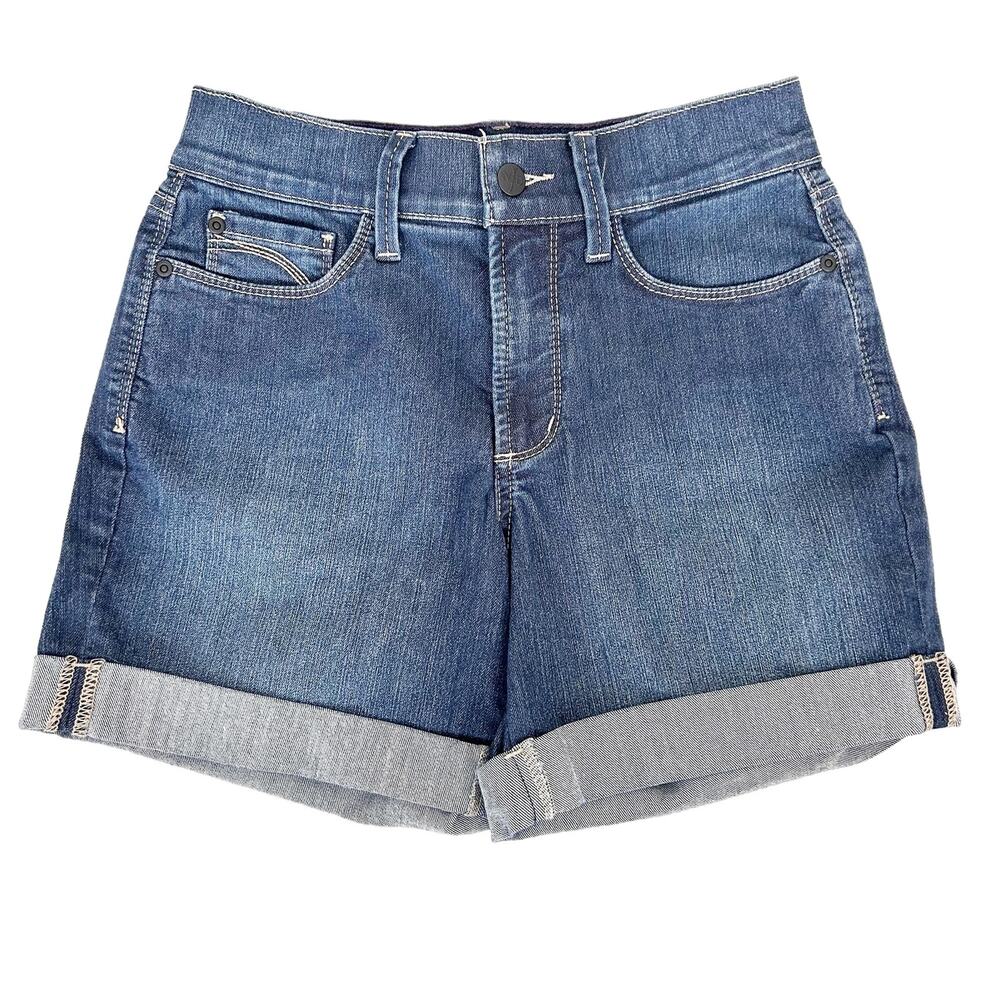 NYDJ Cuffed Jean Shorts Sz 2P